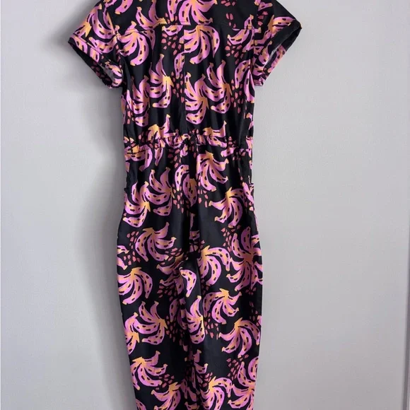 MIXED by Nasrin Pink Nana Jumpsuit, medium, 97 % cotton, 3 % stretch spandex - Picture 3 of 10